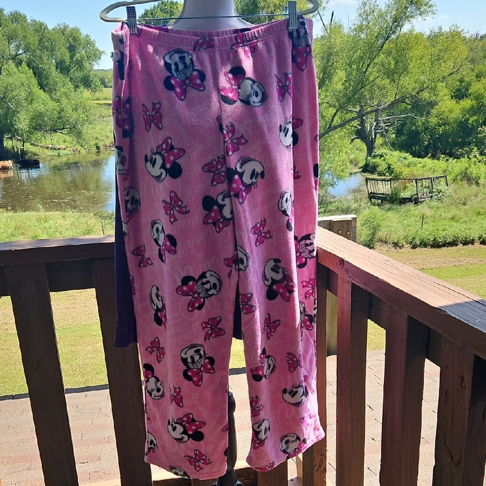 Disney Minnie Mouse Pink Pajama Bottoms